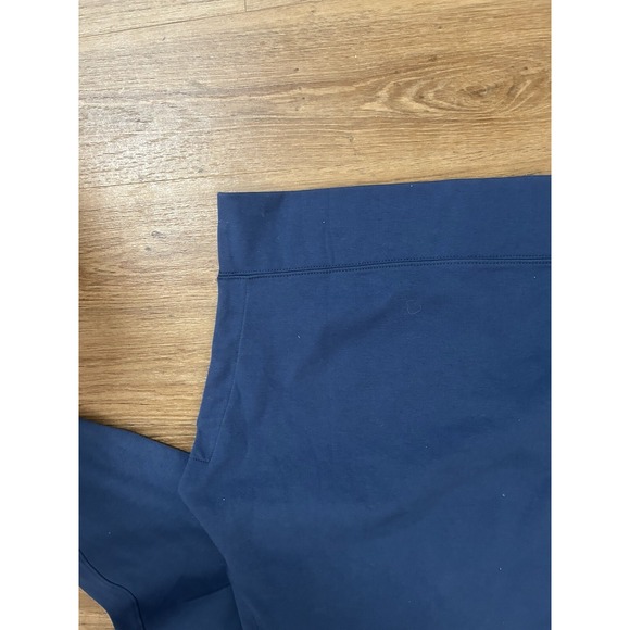 Earth Yoga Tunic Sweatshirt M Oversized Activewear Sustainable Blue Womens NWOT - Picture 11 of 12